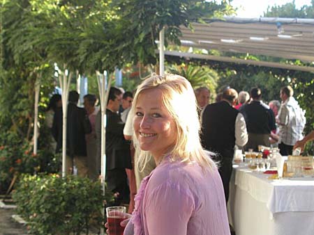 Nicola at Government reception Gibraltar